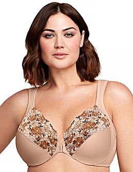 Glamorise Plus Size WonderWire Front Fastening Bra 1245