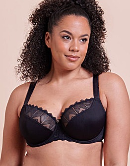 Curvy Kate Wild One Non Pad Balcony Wired Bra Black