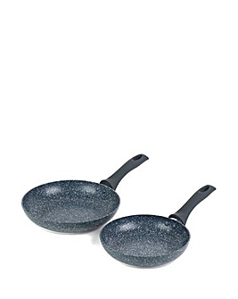 Russell Hobbs Nightfall Stone 2 Piece Frying Pan Set - 20cm, 24cm