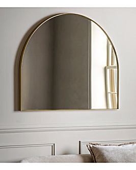 Gallery Holworth Overmantle Mirror Gold 900x1100mm