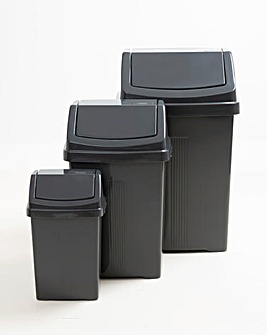 Wham 3 Piece Casa Bin Set 8L 25L 50L