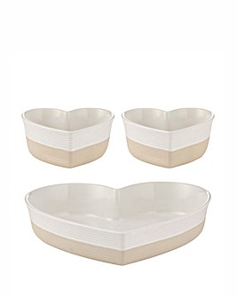 Mason Cash Rustic Charm Set of 3 Bakers 28cm & 24cm