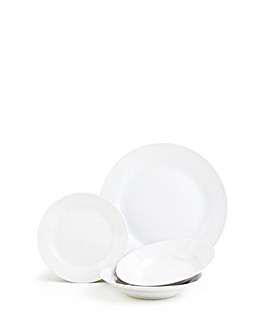 Sabichi White Everyday 12 Piece Dinner Set