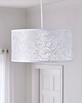 Textured Leaf Pattern Pendant Shade 40cm