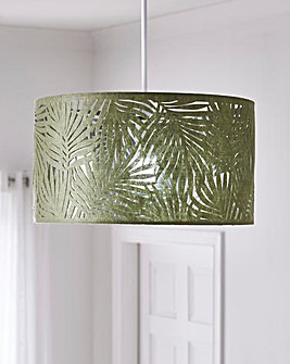 Textured Leaf Pattern Pendant Shade 40cm