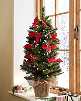 Christmas Poinsettia 3FT Christmas Tree