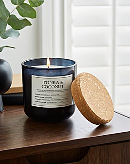 Apothecary Tonka & Coconut Medium Glass Candle