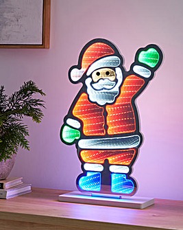 Indoor Santa Infinity Light