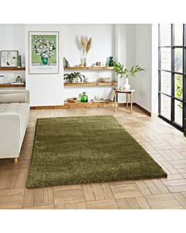 Think Rugs Sierra Plain Shaggy Rug