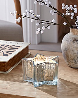 Starry Night Star Glass Candle