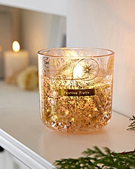 Festive Fruits LED Candle