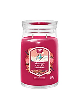 Yankee Candle Signature Large Santa on Skis