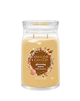 Yankee Candle Signature Large Glistening Leaves