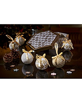 Three Kings Snowflake Baubles - Set of 14