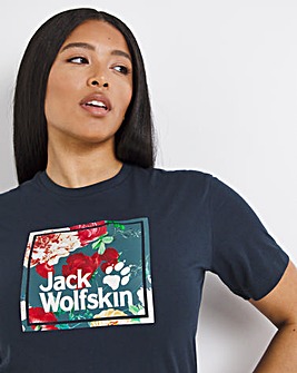 Jack Wolfskin Flower Logo Tee