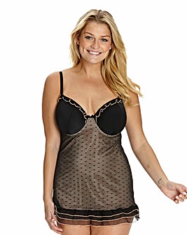 Natually Close Padded Plunge Babydoll