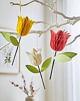 3 Paper Tulips