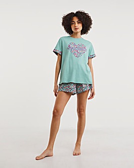 Joe Browns Stay Wild Pyjama Shortie Set