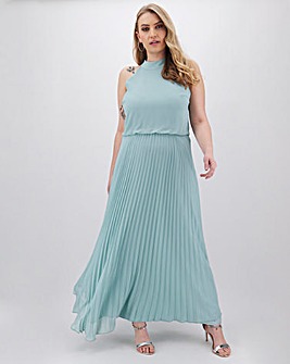 oasis megan chiffon midi dress