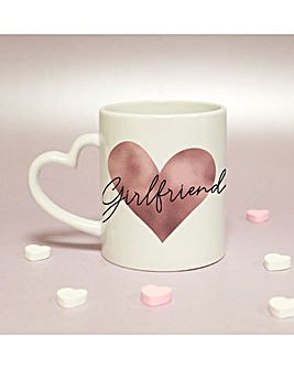 Personalised Heart Handle Mug