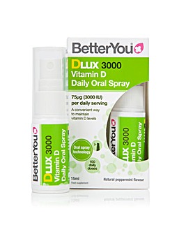BetterYou DLux3000 Vitamin D Oral Spray, 12ml