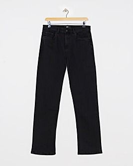 Black Loose Fit Stretch Jeans