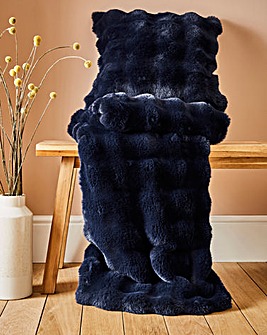 Gray & Osbourn Bubble Faux Fur Throw