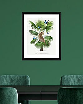 Summer Thornton Leopard Palm Pre-framed Wall Art 40x50cm