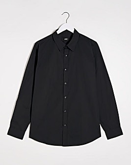 Black Long Sleeve Formal Shirt Long