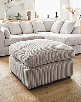 Ferguson Jumbo Cord Footstool