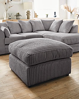 Ferguson Jumbo Cord Footstool