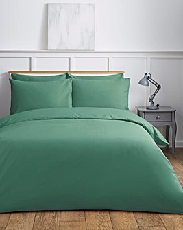 Responsibly Sourced Easy-Care Plain Dye Duvet Cover