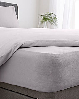 Brushed Cotton Extra Deep Fitted Sheet