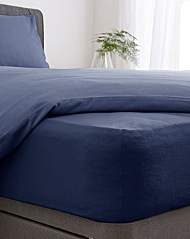 Super Soft Brushed Cotton Extra Deep 38cm Fitted Sheet