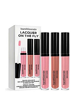 Bare Minerals Lacquer On The Fly Lip Gloss Set