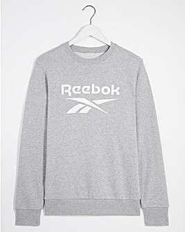 Reebok Big Logo French Terry Sweatshirt Plus Size