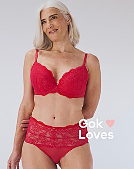 Ann Summers Sexy Lace Planet Deep Brazillian Red