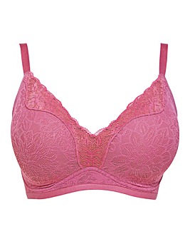 Triumph Fit Lace Non Wired Padded Plunge Bra
