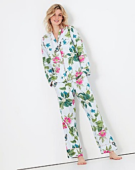 Joules Sleeptight Stripe Floral Pyjama Set