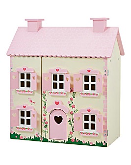 Rose Cottage Wooden Dolls House