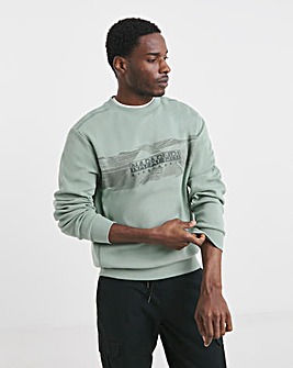 Napapijri Vanni Graphic Sweatshirt - Green