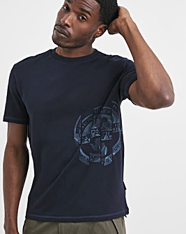 Napapijri Vanni Graphic T-Shirt - Navy