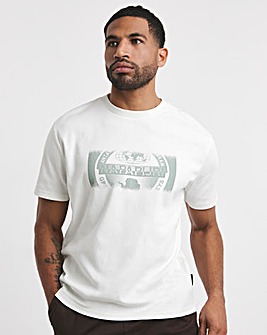 Napapijri Valdor Graphic T-Shirt - White