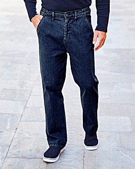 side elasticated mens jeans
