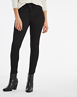 Shape & Sculpt Black Apple Fit Skinny Jeans