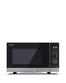 Sharp 20L Grill Semi Digital Control Silver Microwave