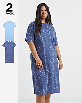 Pretty Secrets (2 Pack) Back to Basics Value Nighties