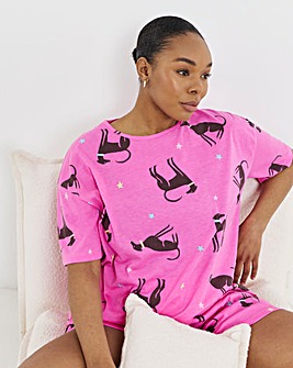 Pretty Secrets Value Pyjama Short Set Dog Print
