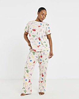 Pretty Secrets Value Pyjama Set Food Print