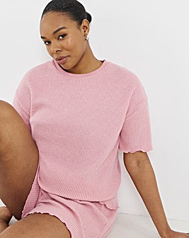 Pretty Secrets Waffle Lounge Short Set